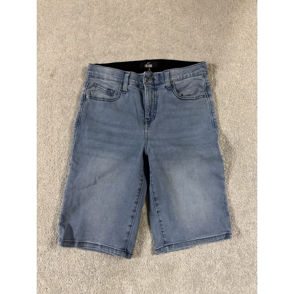 lularoe jean shorts bermuda size 26 inseam 10 in EUC‎ - Picture 1 of 9